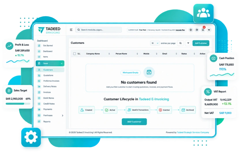 Tadeed Sales Management Dashboard